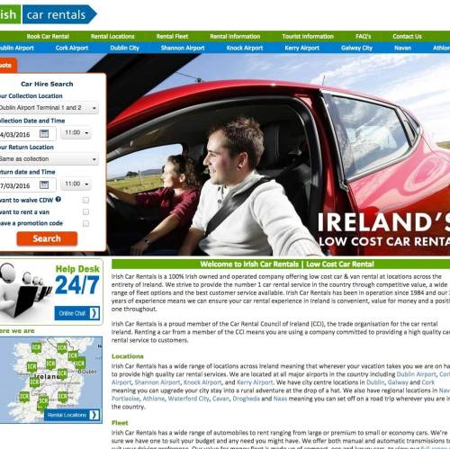 alquiler de coches en Irlanda