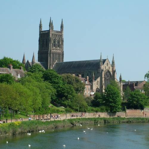 La Catedral de Worcester, Inglaterra
